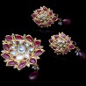 A Ruby & Polki Diamond Pendant