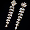 A Pair of Polki Diamond Earrings